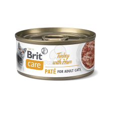 Brit Brit Care Cat Paté Turkye with Ham 6 x 70 g macskaeledel