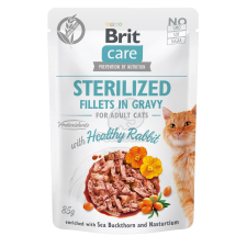 Brit Brit Care Cat Sterilized Fillets in Gravy - Rabbit 6 x 85 g macskaeledel