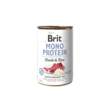 Brit Brit Mono Protein Lamb &amp; Rice 6 x 400 g kutyaeledel