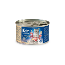 Brit Brit Premium by Nature Cat - Chicken with Beef 200 g macskaeledel