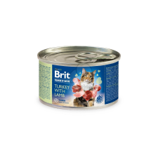 Brit Brit Premium by Nature Cat - Turkey with Lamb 24 x 200 g macskaeledel