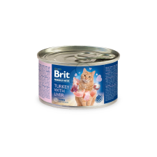 Brit Brit Premium by Nature Cat - Turkey with Liver 24 x 200 g macskaeledel