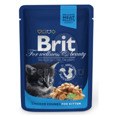 Brit Brit Premium Cat Chicken Chunks for Kitten alutasakos 100 g macskaeledel