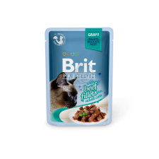 Brit Brit Premium Cat Gravy - Beef Fillets 6 x 85 g macskaeledel