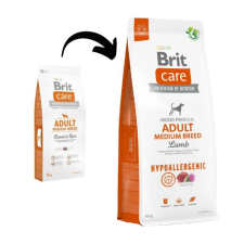  Brit Care Adult Medium Breed Lamb & Rice kutyatáp – 12+2 kg kutyaeledel