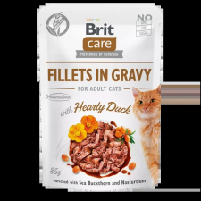 Brit Care Cat Fillets in Gravy with Hearty Duck 24x85g macskaeledel