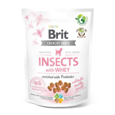 Brit Care Crunchy Cracker Puppy Insects with Whey with probiotics 200g jutalomfalat kutyáknak