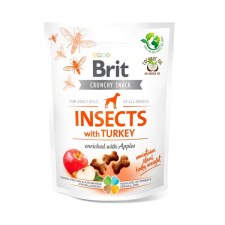 Brit Care Dog Crunchy Cracker Insects with Turkey and Apples 200 g jutalomfalat kutyáknak