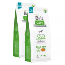Brit Care Dog Grain-free Adult Large Breed Salmon & Potato kutyatáp 2x3kg kutyaeledel