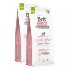 Brit Care Dog Sustainable Sensitive Insect & Fish kutyatáp 2x3kg kutyaeledel