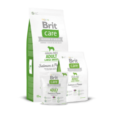 Brit Care Grain-free Adult Large Breed Salmon & Potato kutyatáp – 12 kg kutyaeledel