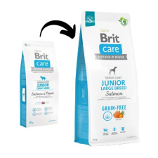  Brit Care Grain-free Junior Large Breed Salmon & Potato kutyatáp – 2×12 kg kutyaeledel