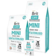 Brit Care Mini Grain Free Light & Sterilised Rabbit & Salmon 7kg kutyaeledel