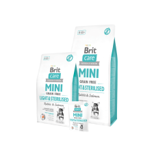 Brit Care Mini Light & Sterilised 2x2kg kutyaeledel