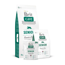  BRIT CARE SENIOR LAMB &amp; RICE 12 KG kutyaeledel