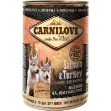 Brit CarniLove Adult Salmon & Turkey Can- Lazac és Pulyka Hússal Konzerv 400g kutyaeledel