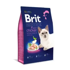 Brit Cat Premium by Nature Adult chicken 8 kg macskaeledel