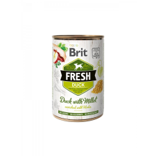 Brit Fresh 400 g konzerv Duck with Millet / kacsa kölessel 104100166 kutyaeledel
