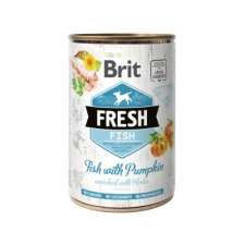  Brit Fresh Hal Sütőtökkel konzerv – 12×400 g kutyaeledel