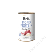 Brit Mono Protein Lamb & Brown Rice 400 g kutyafelszerelés