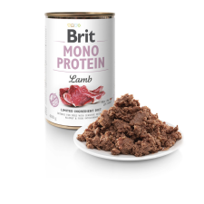 Brit Mono Protein Lamb konzerv 400gr kutyaeledel