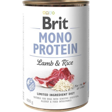 Brit Mono Protein Lamb & Rice konzerv 400g kutyaeledel