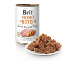 Brit Monoprotein Pulyka & Édesburgonya 400 g kutyaeledel