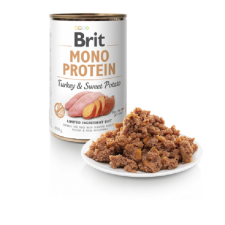 Brit Monoprotein Pulyka &amp; Édesburgonya 400 g kutyaeledel