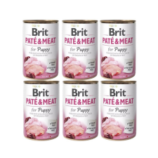Brit Pate&Meat puppy 6x400 g kölyökpástétom kutyaeledel