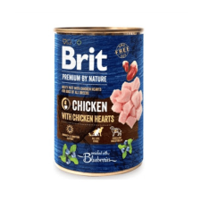  Brit Premium by Nature Adult Chicken with Chicken Hearts konzerv – 6×800 g kutyaeledel