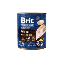 Brit Premium by Nature Adult Fish with Fish Skin konzerv – 800 g kutyaeledel