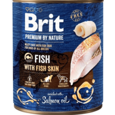 Brit Premium By Nature Adult Fish with Fish Skin konzerv 800g kutyaeledel