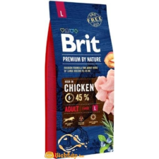 Brit Premium By Nature Adult Large kutyatáp 3kg kutyaeledel