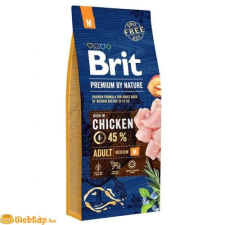 Brit Premium By Nature Adult Medium kutyatáp 3kg kutyaeledel