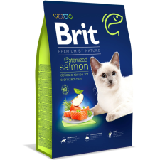 Brit Premium by Nature Cat sterile 8 kg lazacos 171872 macskaeledel