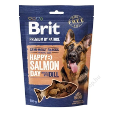 Brit Premium By Nature Dog Semi-moist Snacks Salmon with Dill 180g jutalomfalat kutyáknak