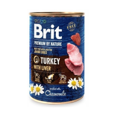 Brit Premium By Nature Premium by Nature Junior pulyka és máj 800 g kutyaeledel