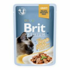 Brit Premium Cat Delicate Fillets in Gravy with Tuna 85g macskaeledel