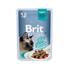 Brit Premium Delicate Fillets in Jelly with Beef 24x85 g macskaeledel