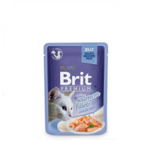 Brit Premium Delicate Fillets in Jelly with Salmon 24x85 g macskaeledel