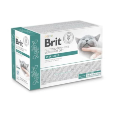 Brit Veterinary Diets Cat GF fillets in Gravy Sterilised 12x85g macskaeledel