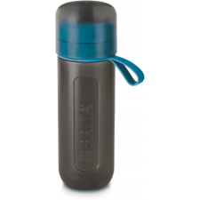Brita BR1020336 Fill&Go Active vízszűrő kulacs, 600 ml, kék kulacs, kulacstartó