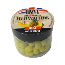  BritBaits Fluo Wafters Dumbell Banán-Ananász 8mm csali