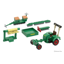 Brixies Plus - Historikus traktor Fendt GT tartozékokkal 1:32 barkácsolás, építés