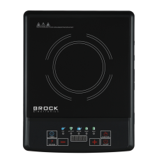 Brock HP 2012, 2000W, 1-zónás, Időzítő, 5 főzési funkció, Hordozható, Kerámia, Fekete, Indukciós főzőlap főzőlap