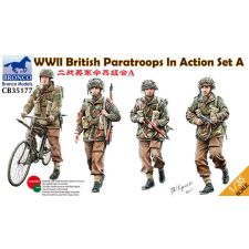  Bronco WWII British Paratroops In Action Set A 1:35 (CB35177) makett