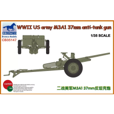  Bronco WWII US Army M3A1 37mm Anti-Tank Gun 1:35 (CB35147) makett