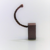  Bronzkefe, ablaktörlő motorhoz 7x7x16 mm