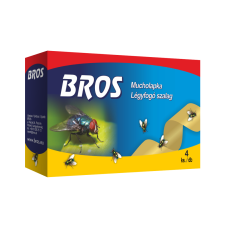 Bros Légyfogó szalag 4 db/csomag (B112) tisztító- és takarítószer, higiénia