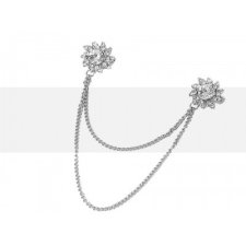  Bross csiszolt kövekkel - Virág bross